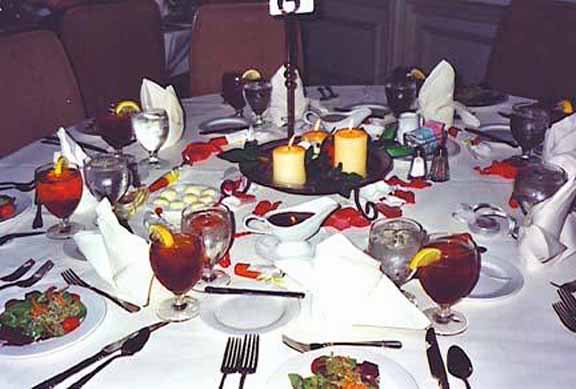 banquet table